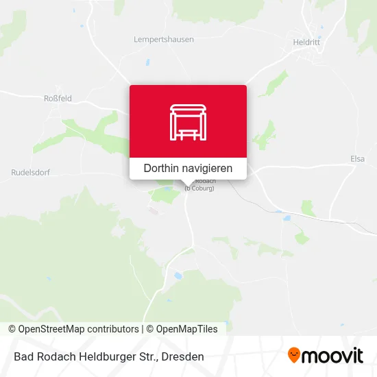 Bad Rodach Heldburger Str. Karte