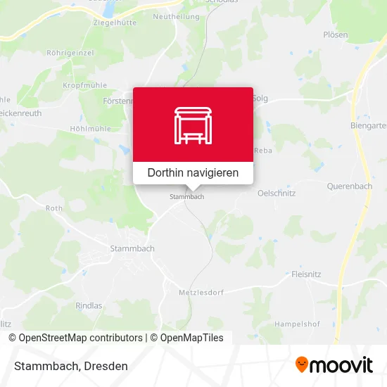 Stammbach Karte