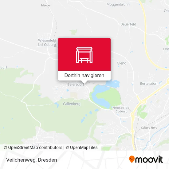 Veilchenweg Karte