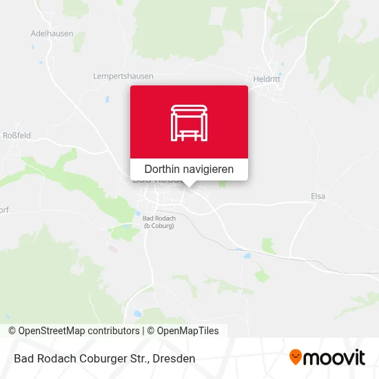 Bad Rodach Coburger Str. Karte