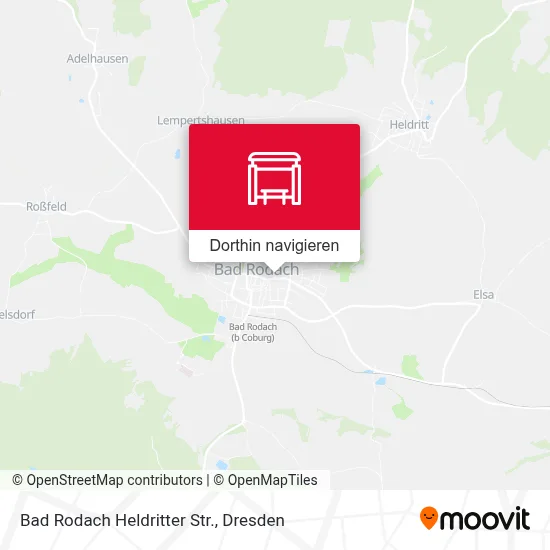 Bad Rodach Heldritter Str. Karte
