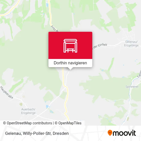 Gelenau, Willy-Poller-Str Karte