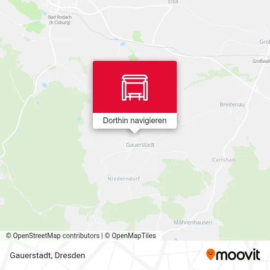 Gauerstadt Karte