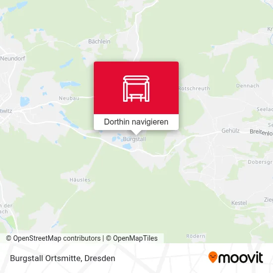 Burgstall Ortsmitte Karte