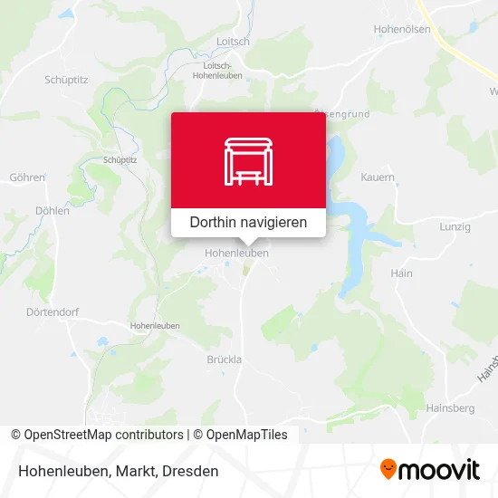 Hohenleuben, Markt Karte