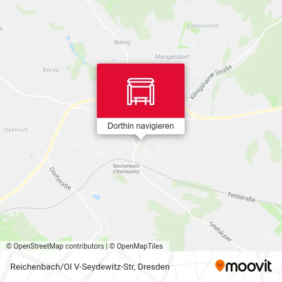 Reichenbach/Ol V-Seydewitz-Str Karte