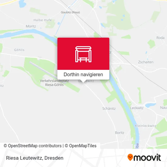 Riesa Leutewitz Karte
