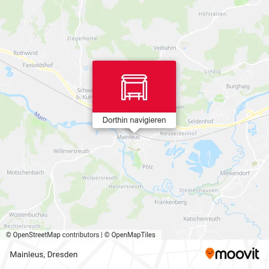 Mainleus Karte