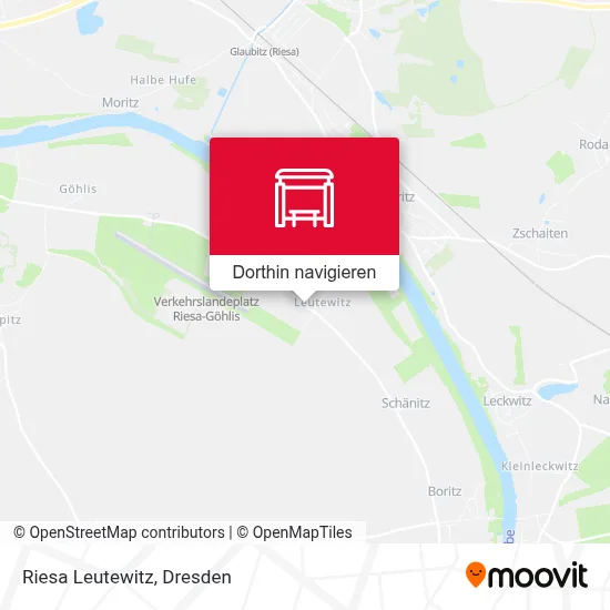 Riesa Leutewitz Karte