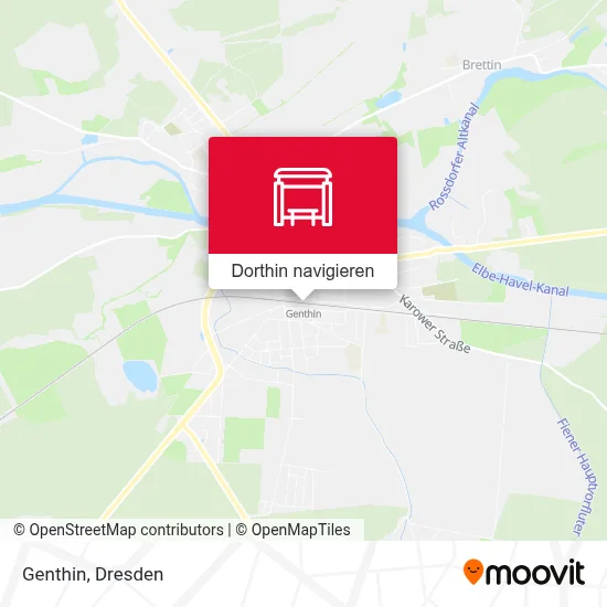 Genthin Karte