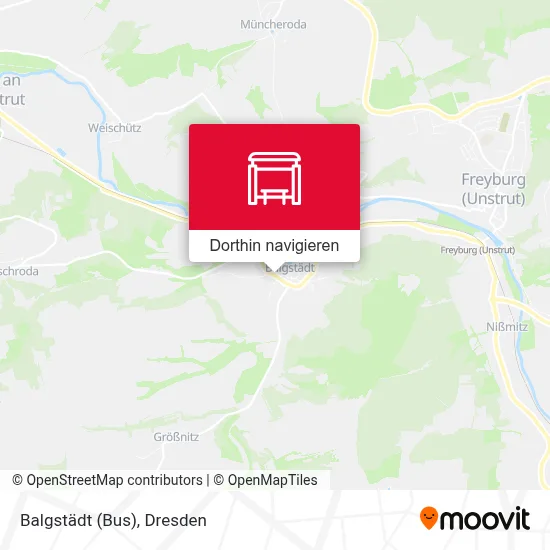 Balgstädt (Bus) Karte