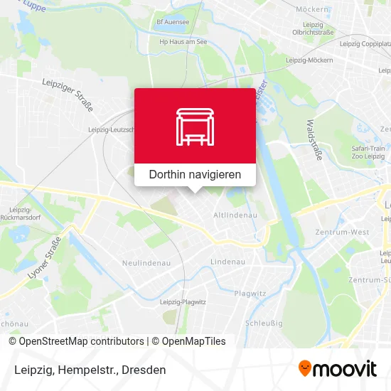 Leipzig, Hempelstr. Karte