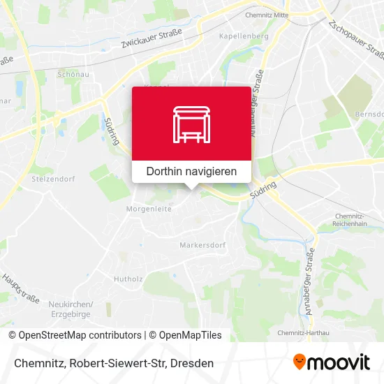 Chemnitz, Robert-Siewert-Str Karte