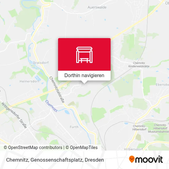 Chemnitz, Genossenschaftsplatz Karte
