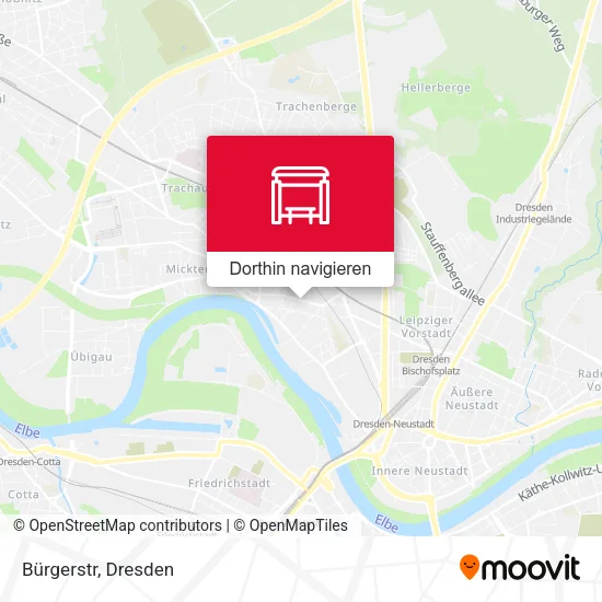 Bürgerstr Karte