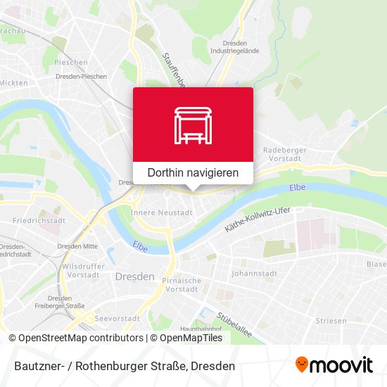 Bautzner- / Rothenburger Straße Karte