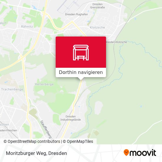 Moritzburger Weg Karte