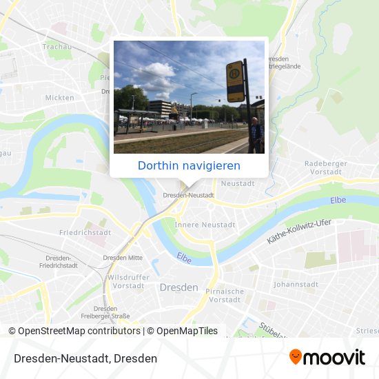 Dresden-Neustadt Karte