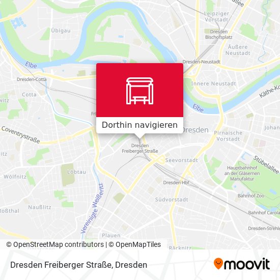 Dresden Freiberger Straße Karte