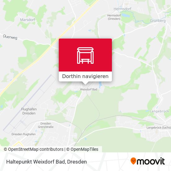 Haltepunkt Weixdorf Bad Karte