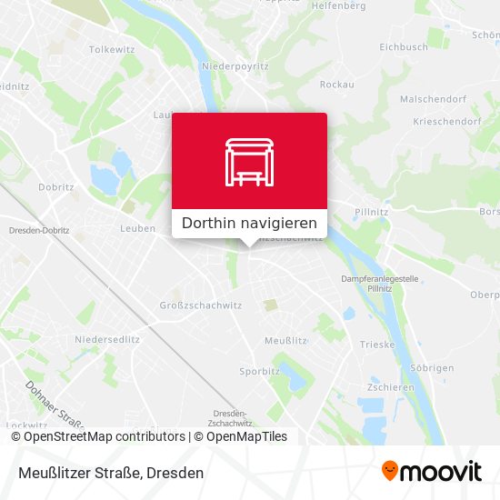 Meußlitzer Straße Karte