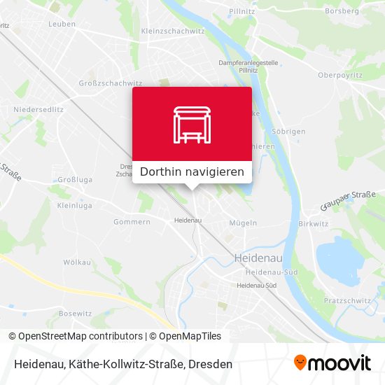 Heidenau, Käthe-Kollwitz-Straße Karte