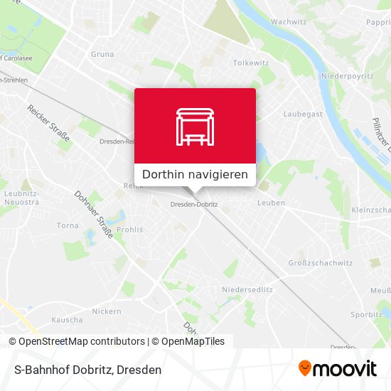 S-Bahnhof Dobritz Karte