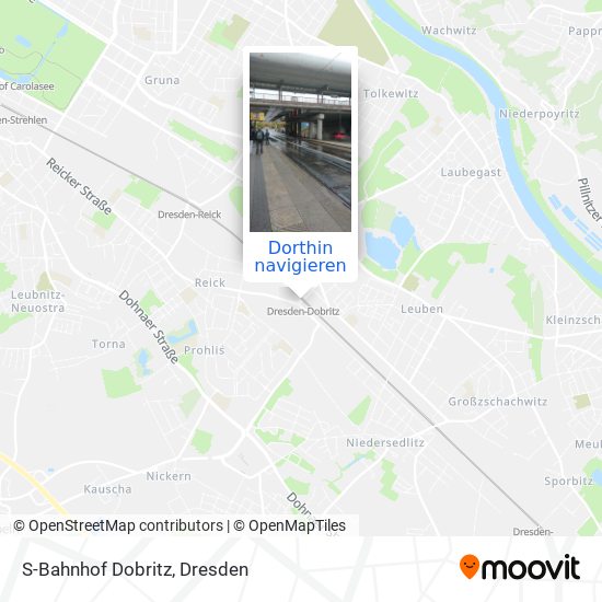S-Bahnhof Dobritz Karte