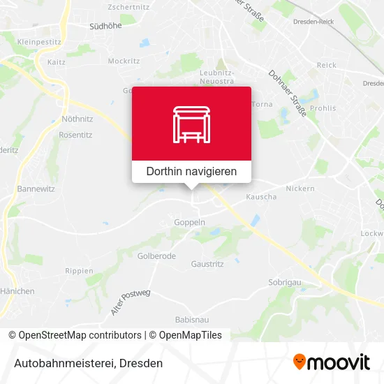 Autobahnmeisterei Karte