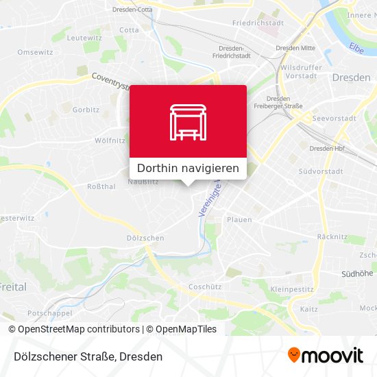 Dölzschener Straße Karte