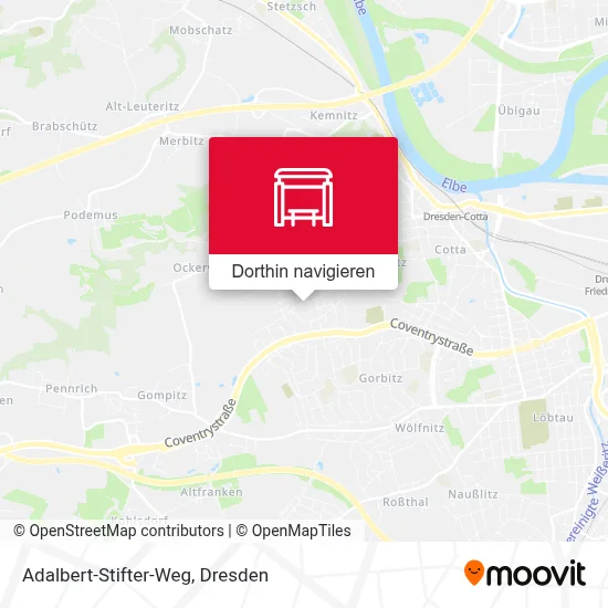 Adalbert-Stifter-Weg Karte