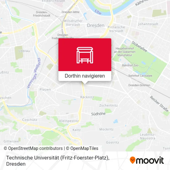 Technische Universität (Fritz-Foerster-Platz) Karte