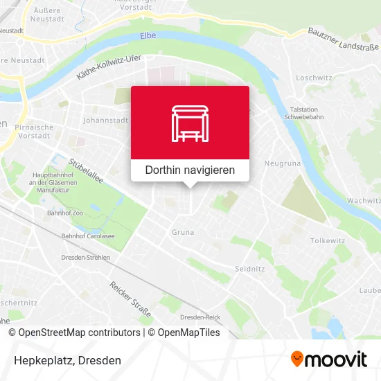 Hepkeplatz Karte