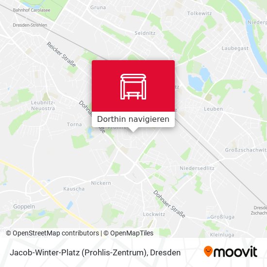 Jacob-Winter-Platz (Prohlis-Zentrum) Karte