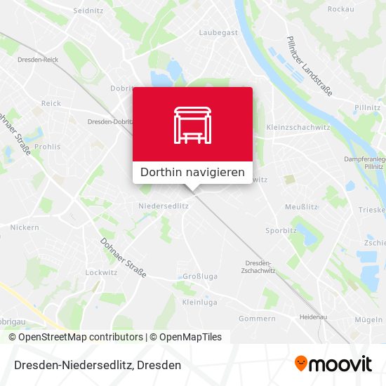 Dresden-Niedersedlitz Karte