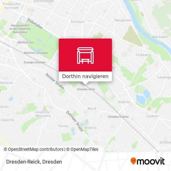 Dresden-Reick Karte