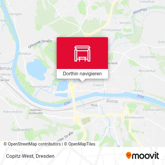 Copitz-West Karte