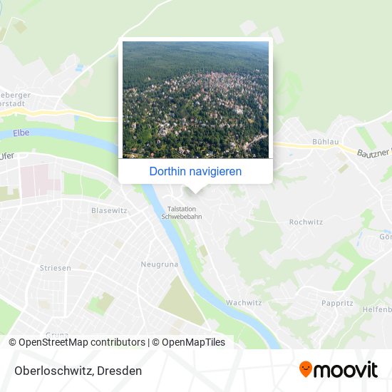 Oberloschwitz Karte