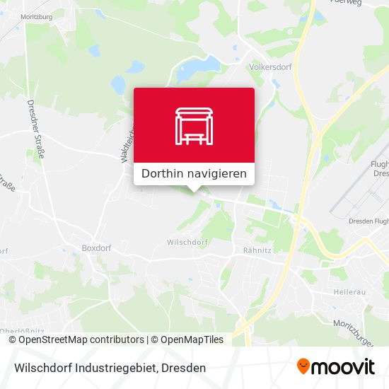 Wilschdorf Industriegebiet Karte