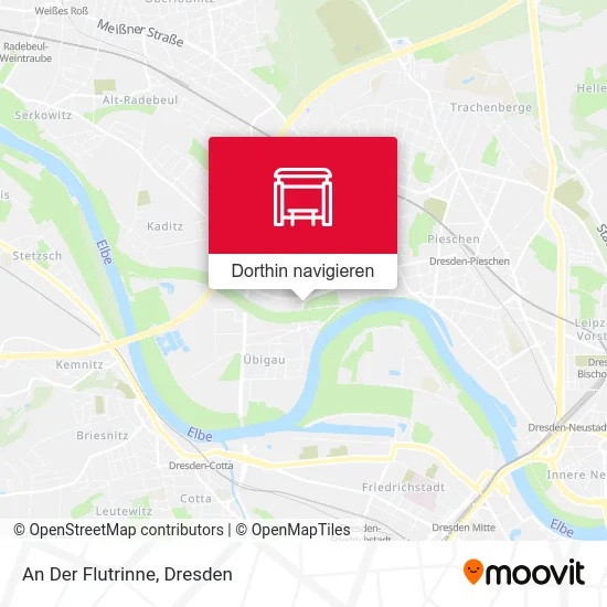 An Der Flutrinne Karte