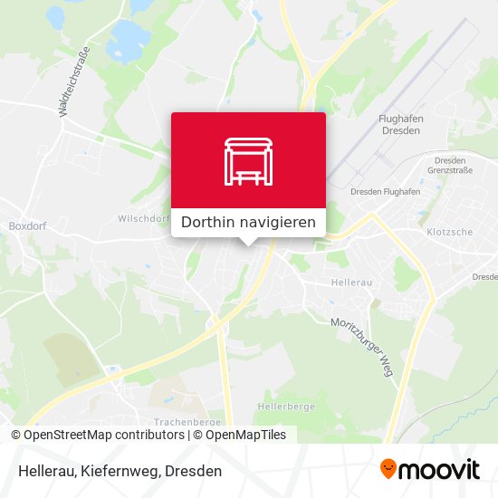 Hellerau, Kiefernweg Karte