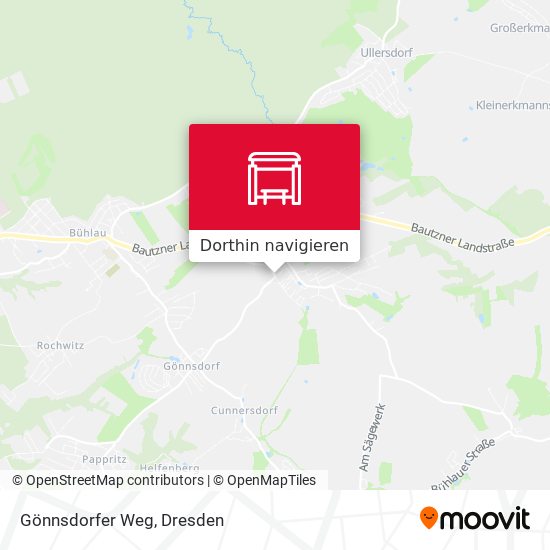 Gönnsdorfer Weg Karte