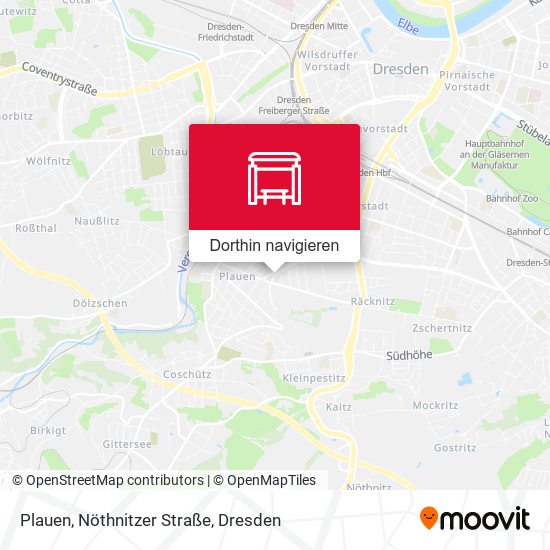 Plauen, Nöthnitzer Straße Karte