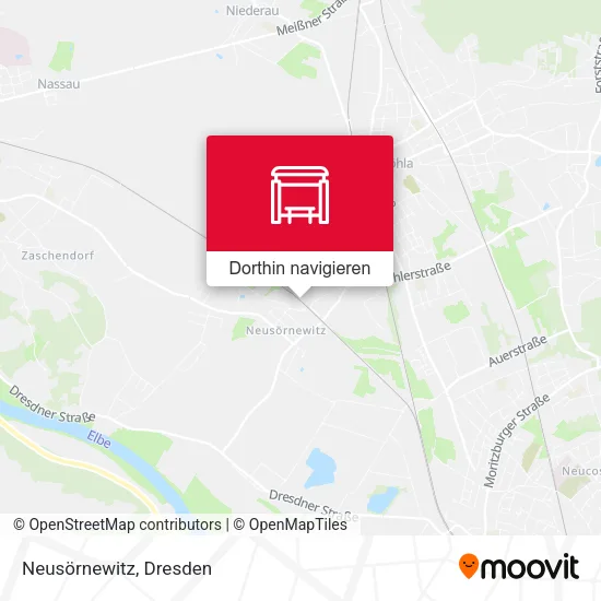 Neusörnewitz Karte