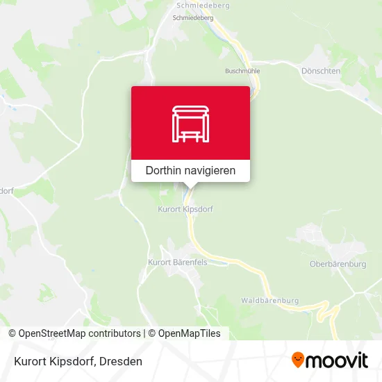 Kurort Kipsdorf Karte