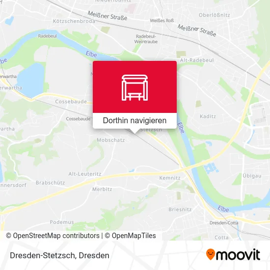 Dresden-Stetzsch Karte