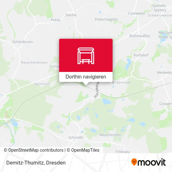 Demitz-Thumitz Karte