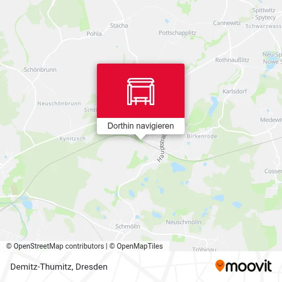 Demitz-Thumitz Karte