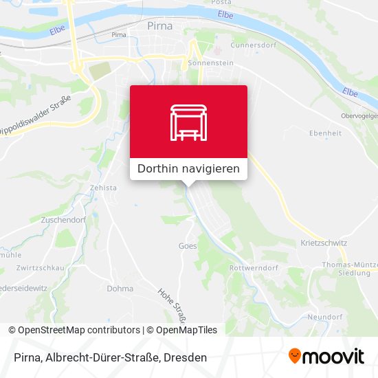 Pirna, Albrecht-Dürer-Straße Karte