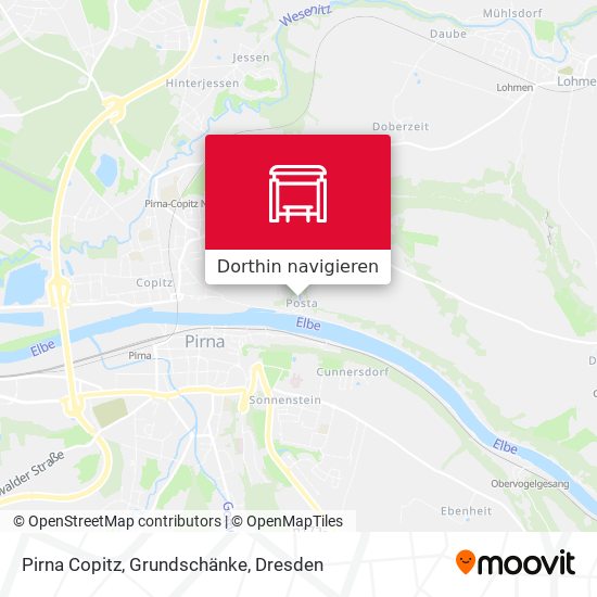 Pirna Copitz, Grundschänke Karte
